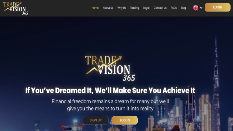 TradeVision365 website